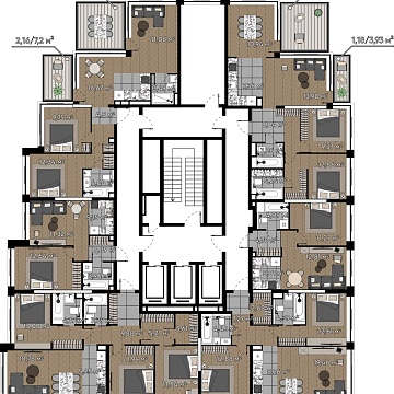 Москва, Берзарина улица, д.37 Объявление 2-к квартира, 37.96м2, 15/20 эт