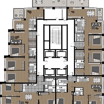 Москва, Берзарина улица, д.37 Объявление 4-к квартира, 104.45м2, 22/25 эт