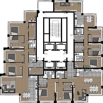 Объявление 6-к квартира, 139.91м2, 25/25 эт