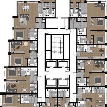 Объявление 2-к квартира, 43.58м2, 17/25 эт