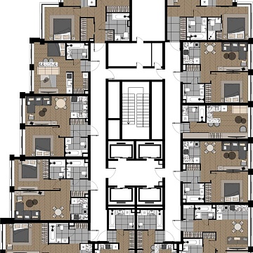 Объявление 2-к квартира, 49.55м2, 15/25 эт