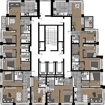 Объявление 4-к квартира, 92.85м2, 14/16 эт