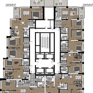 Объявление 4-к квартира, 81.67м2, 18/25 эт