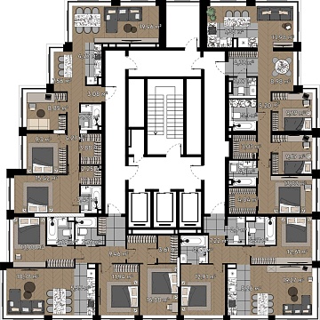 Объявление 5-к квартира, 92.82м2, 18/20 эт