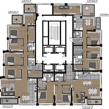 Объявление 5-к квартира, 97.06м2, 24/25 эт