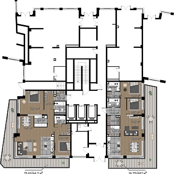Объявление 4-к квартира, 99.74м2, 1/20 эт