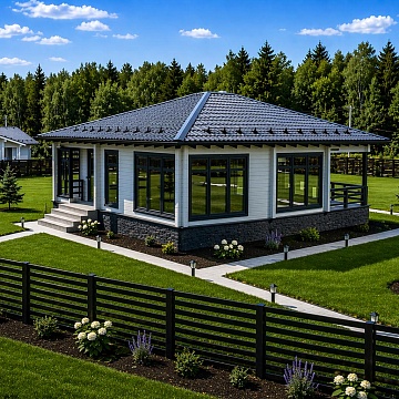 Объявление Дом, 120м2, 1 эт, 10 сот.